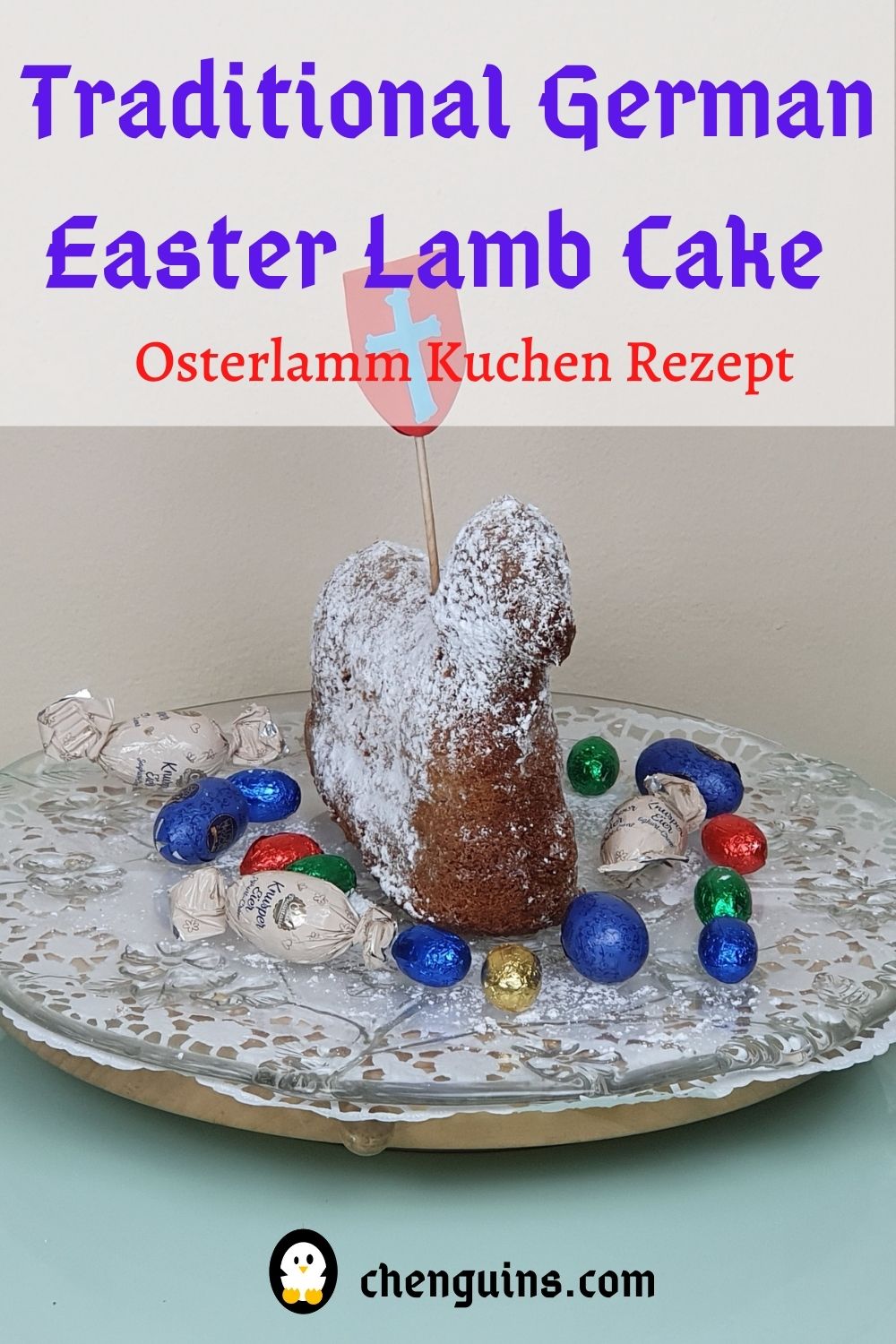 Simple German Easter Lamb Cake (Osterlamm Kuchen) chenguins A food blog in the Black Forest