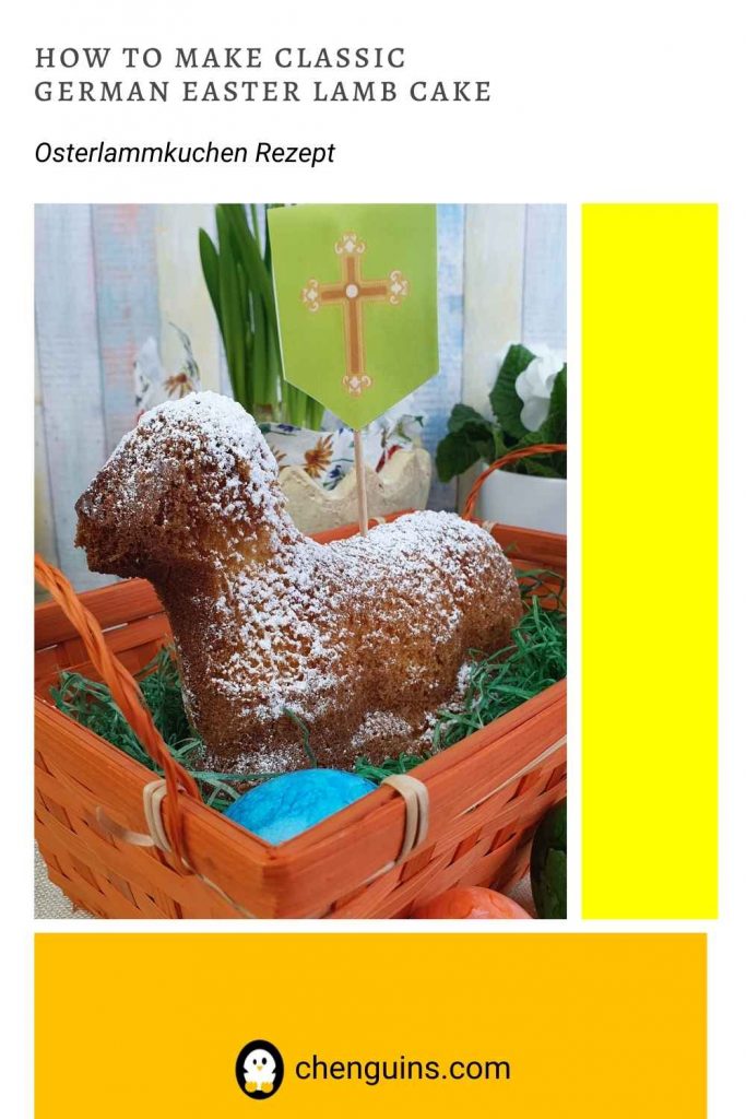 How to make Classic German Easter Lamb Cake (Osterlammkuchen